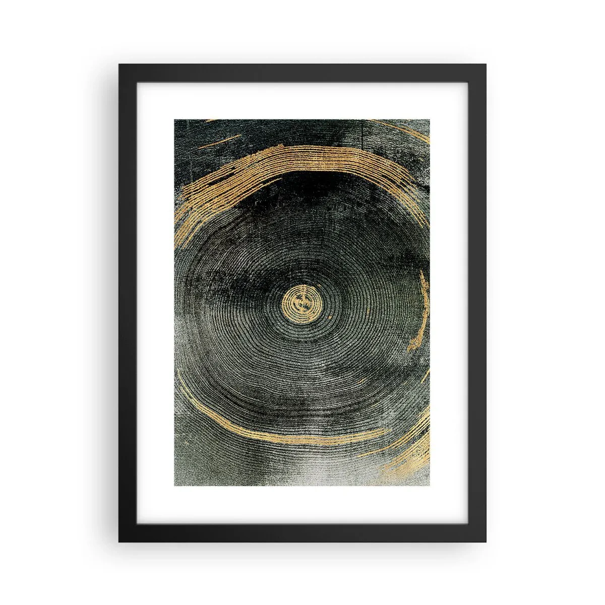 Pôster com moldura preta - Mudança e persistência - 30x40 cm