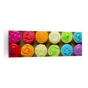 Quadro em tela - Todos diferentes - todos deliciosos - 160x50 cm