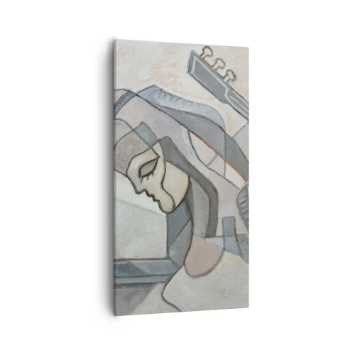 Quadro em tela - No poder da música - 55x100 cm