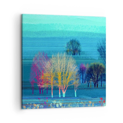 Quadro em tela - Uma paisagem arrebatadora - 50x50 cm