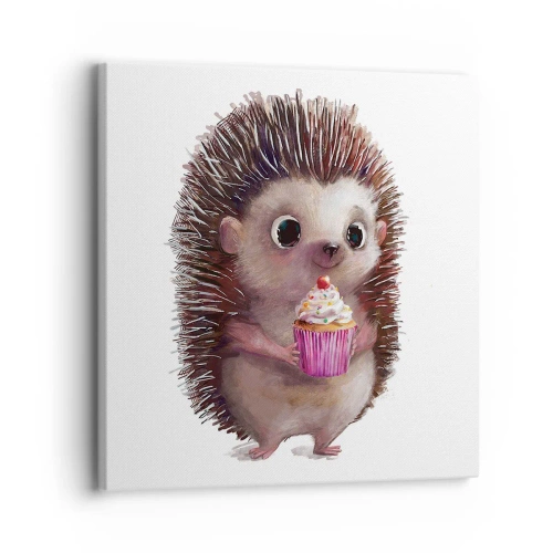 Quadro em tela - A celebração é diária - 30x30 cm