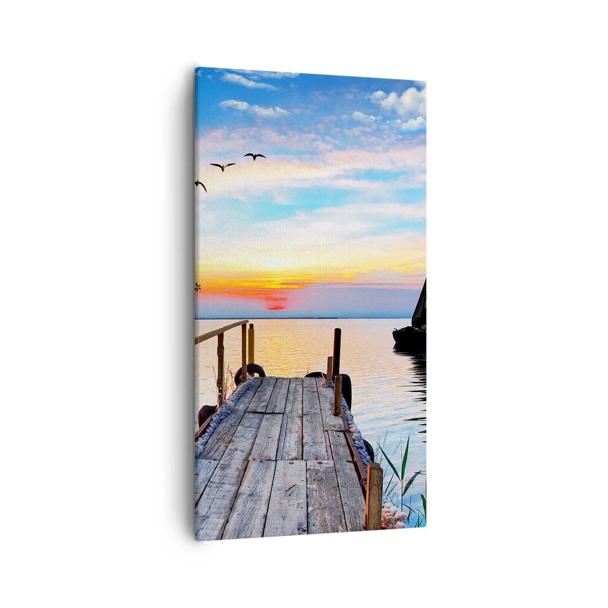 Quadro em tela - Boa noite - 55x100 cm