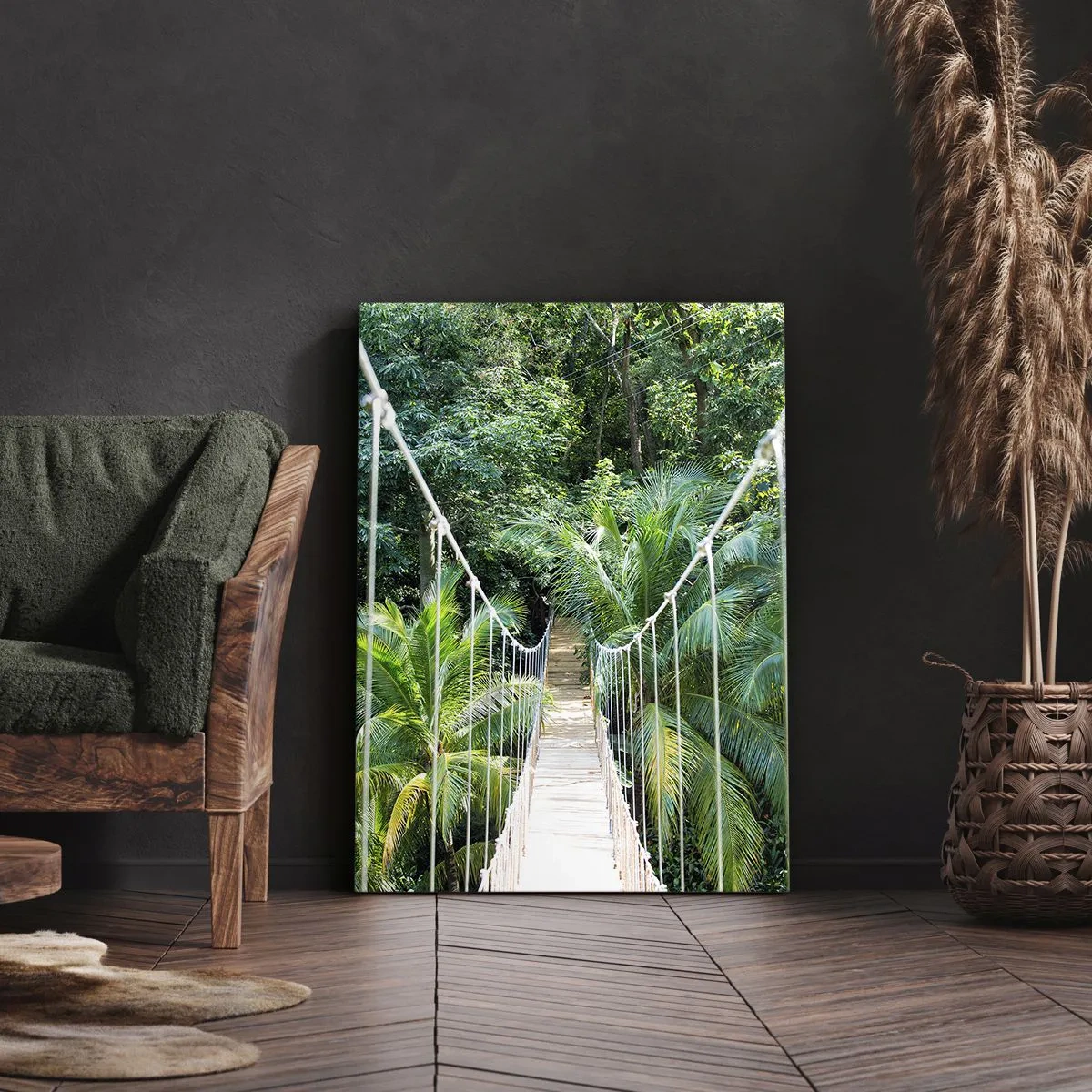Quadro em tela - Bem-vindo à selva! - 50x70 cm