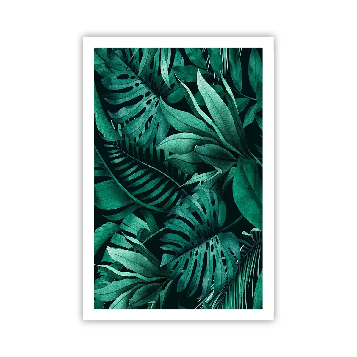 Pôster - A profundidade da vegetação tropical - 61x91 cm