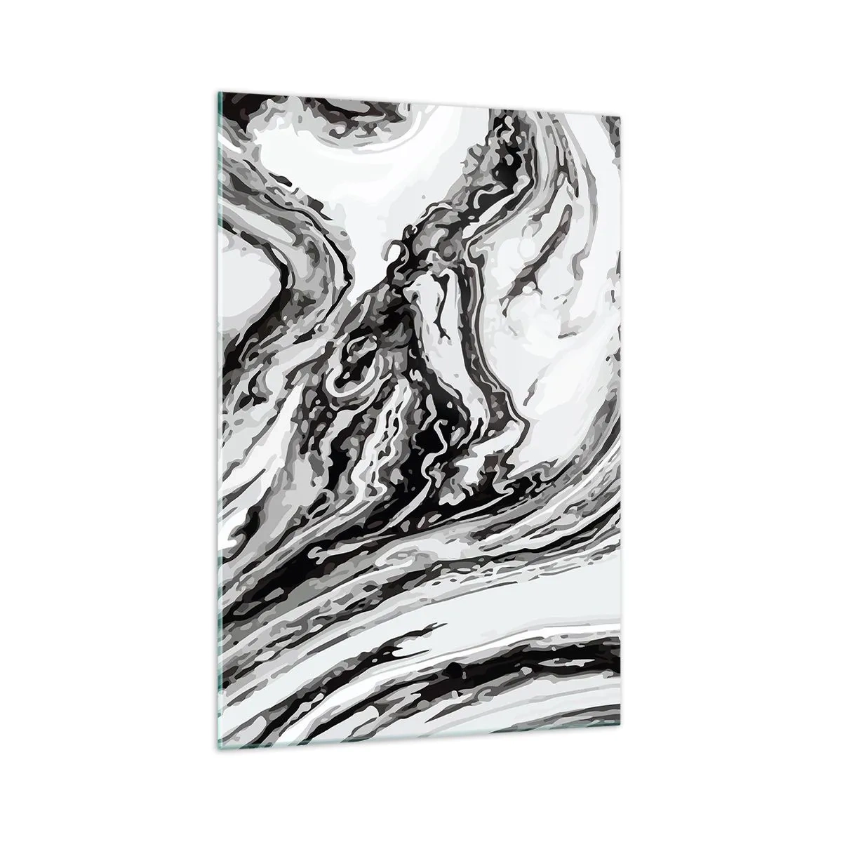 Quadro em vidro - No princípio, era o caos - 70x100 cm