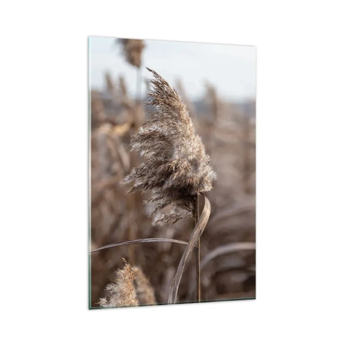 Quadro em vidro - É hora de voar com o vento - 80x120 cm