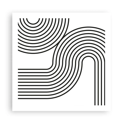 Pôster - Na curva - 60x60 cm