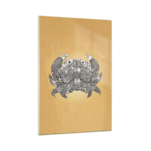 Quadro em vidro - Contos do Sr. Caranguejo - 70x100 cm