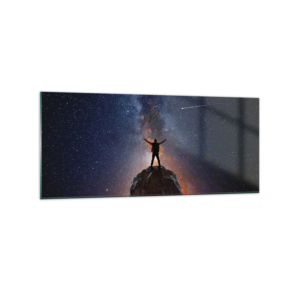 Quadro em vidro - A força está comigo! - 120x50 cm