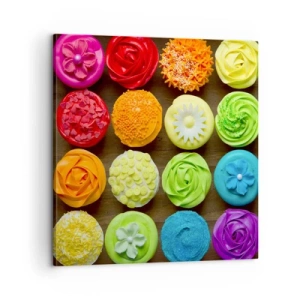 Quadro em tela - Todos diferentes - todos deliciosos - 60x60 cm