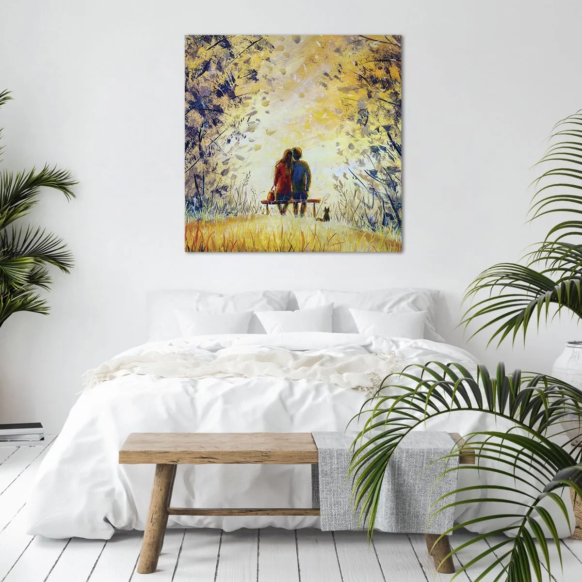 Quadro em tela - Um momento mágico - 30x30 cm