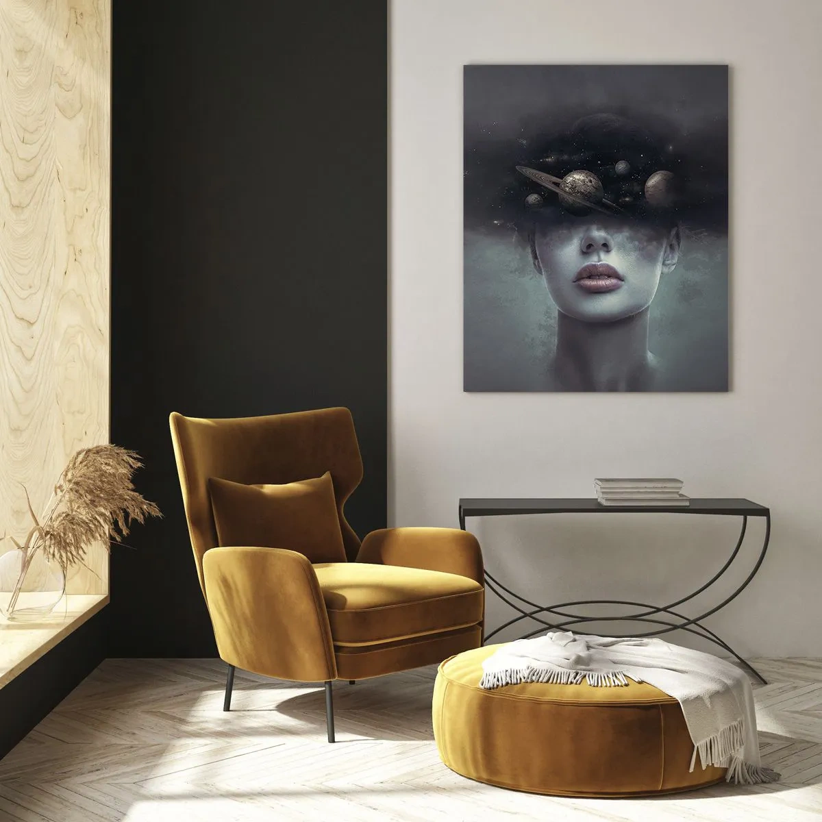 Quadro em vidro - E os planetas estão a enlouquecer... - 50x70 cm
