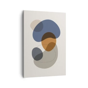 Quadro em tela - Gotas de cor - 50x70 cm