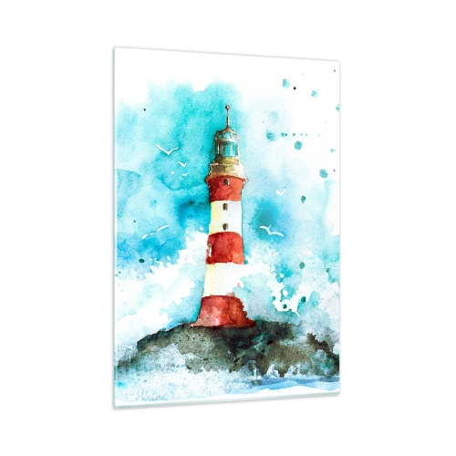 Quadro em vidro - Unidade dos elementos da natureza - 50x70 cm