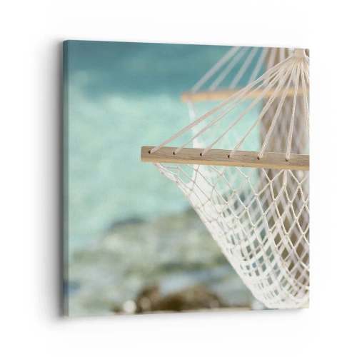 Quadro em tela - Hora de relaxar - 30x30 cm