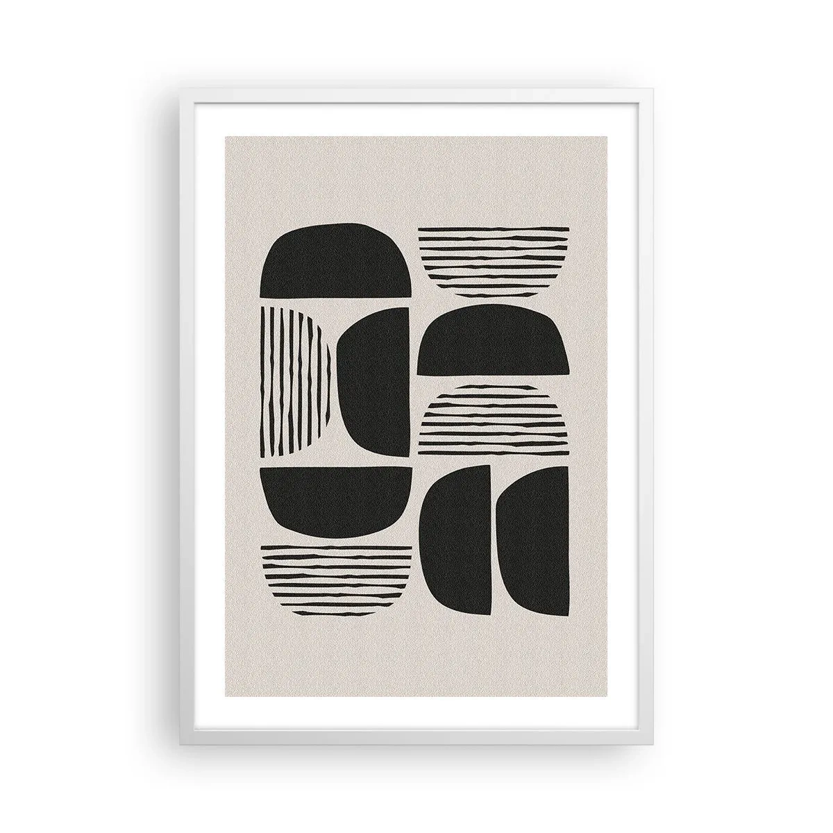 Pôster em moldura branca - Ofertas indiferentes - 50x70 cm