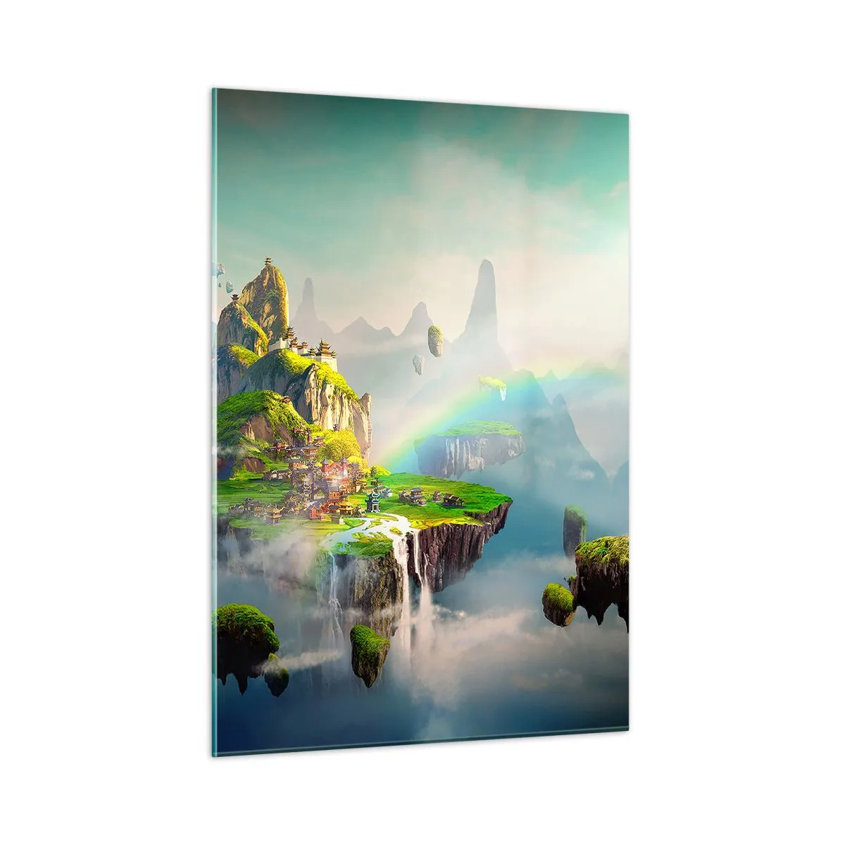 Quadro em vidro - Meio do céu - as ilhas felizes - 50x70 cm