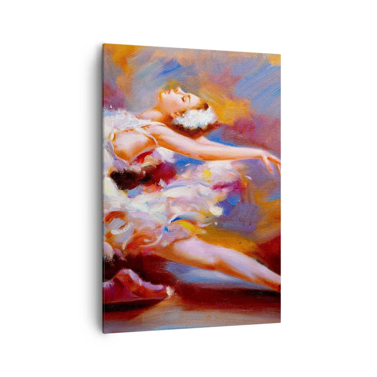 Quadro em tela - A graça do cisne - 70x100 cm