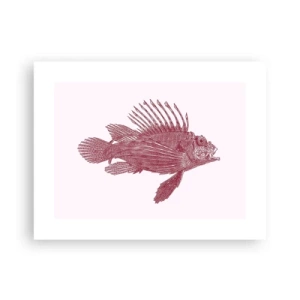 Pôster - Um habitante de águas exóticas - 40x30 cm