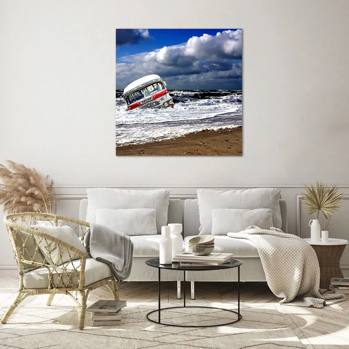 Quadro em vidro - E por que a surpresa? - 30x30 cm