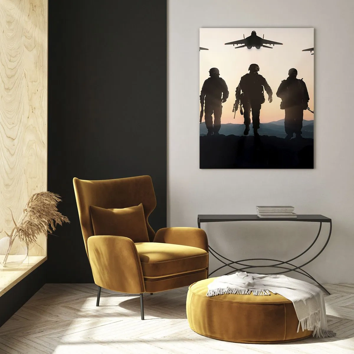 Quadro em vidro - Bem-vindo ao nosso mundo - 80x120 cm