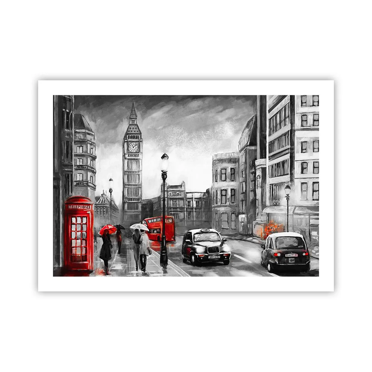 Pôster - Não é uma cidade cinzenta - 70x50 cm