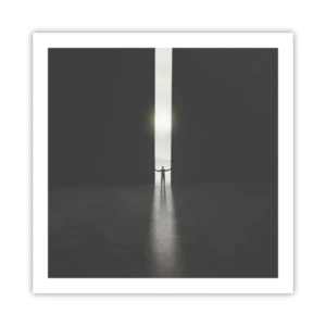 Pôster - Um passo para um futuro brilhante - 60x60 cm