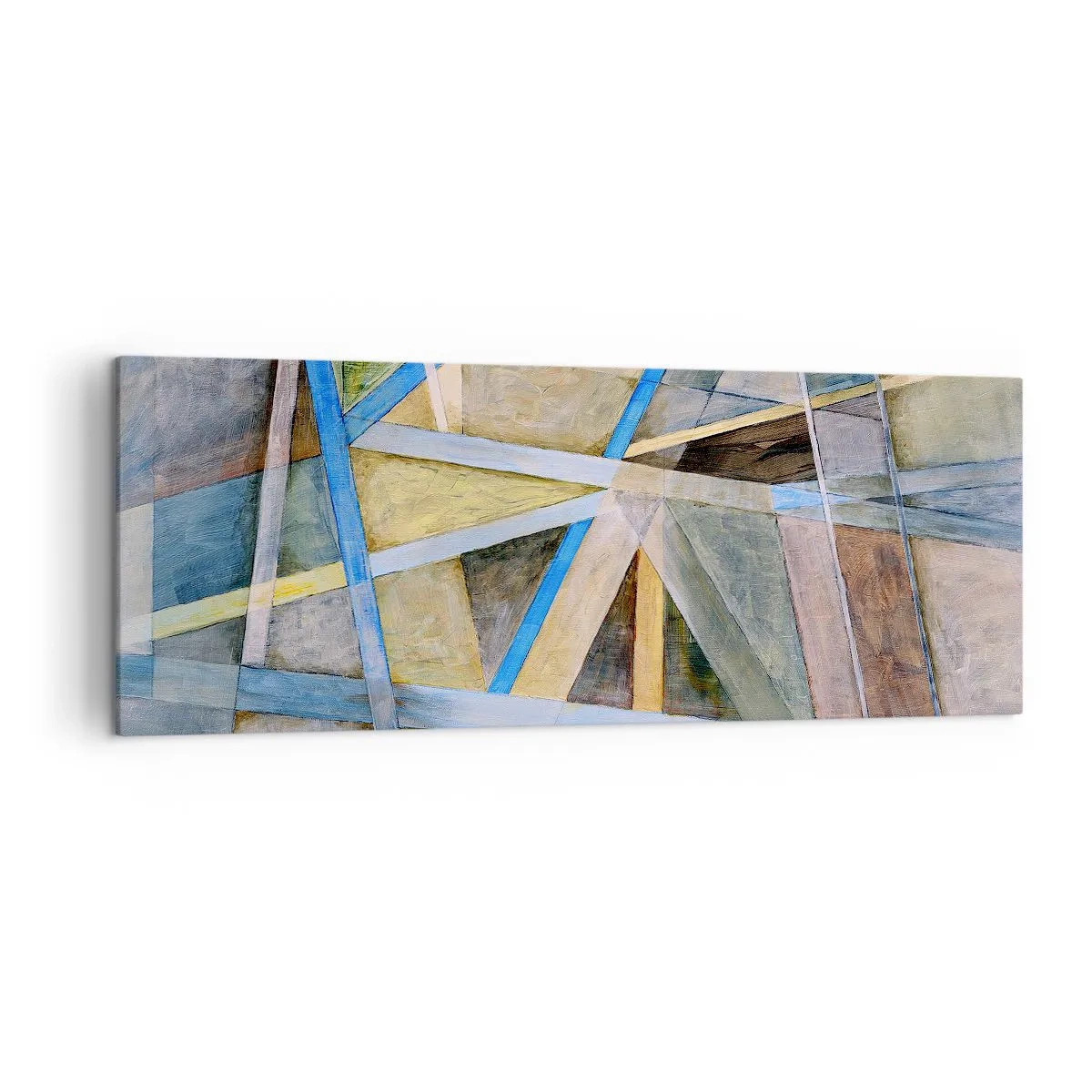 Quadro em tela - Em linha reta ou na diagonal? - 140x50 cm