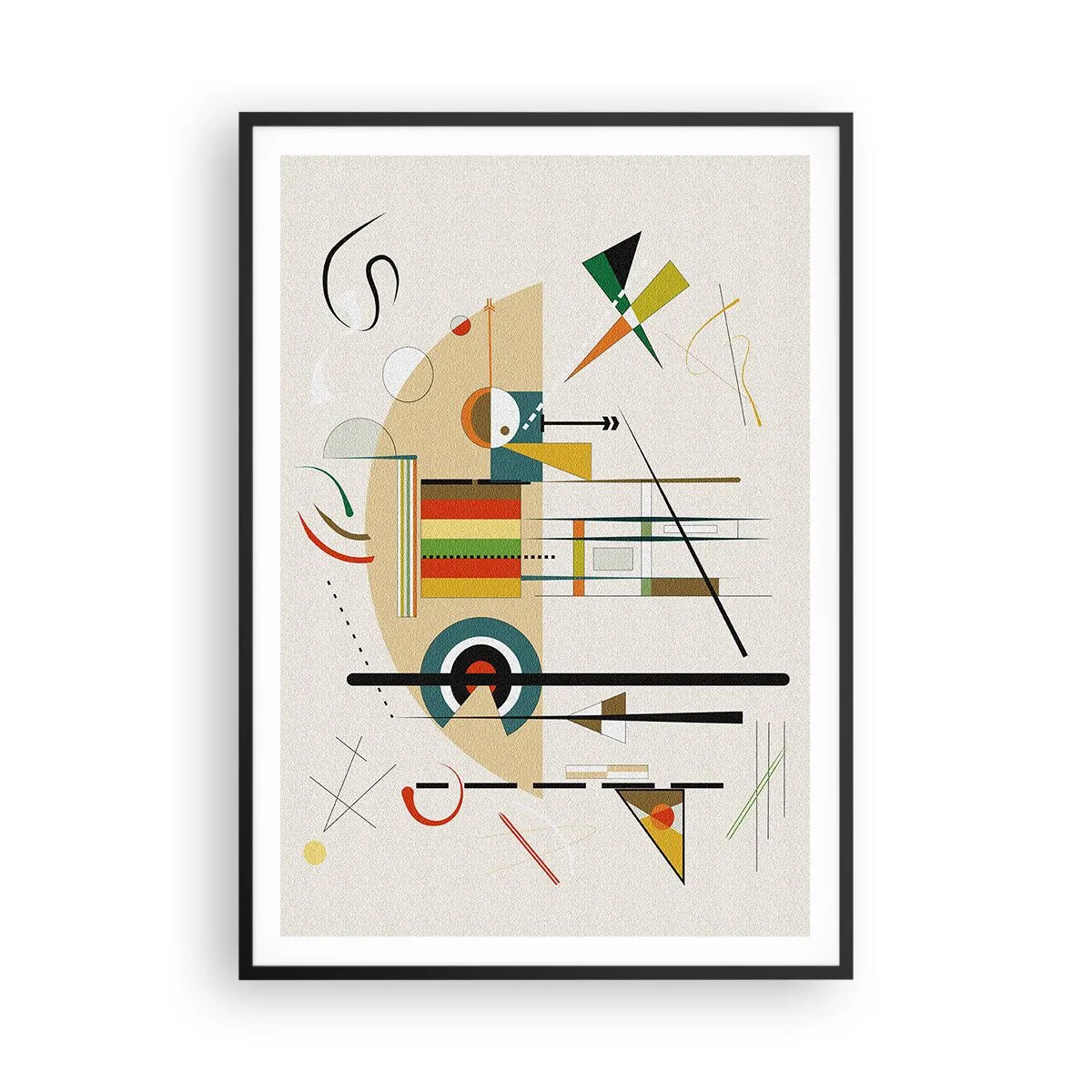 Pôster com moldura preta - E o mundo ri - 70x100 cm