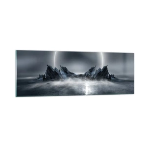 Quadro em vidro - O fim da história - 90x30 cm