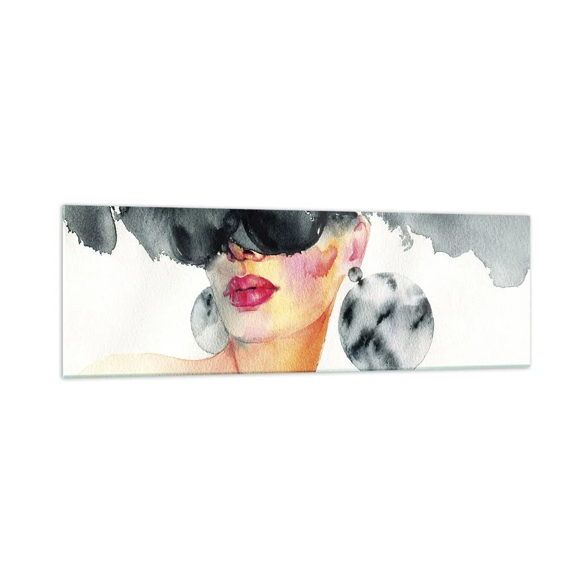 Quadro em vidro - O segredo da elegância - 160x50 cm