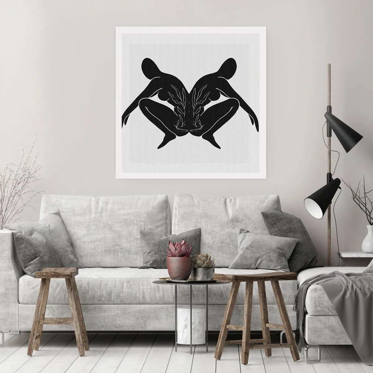 Pôster - Uma alma comum - 60x60 cm