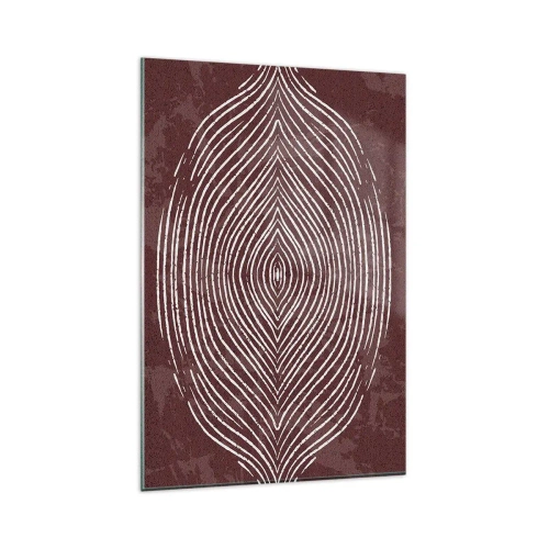 Quadro em vidro - O espaço fala - 80x120 cm