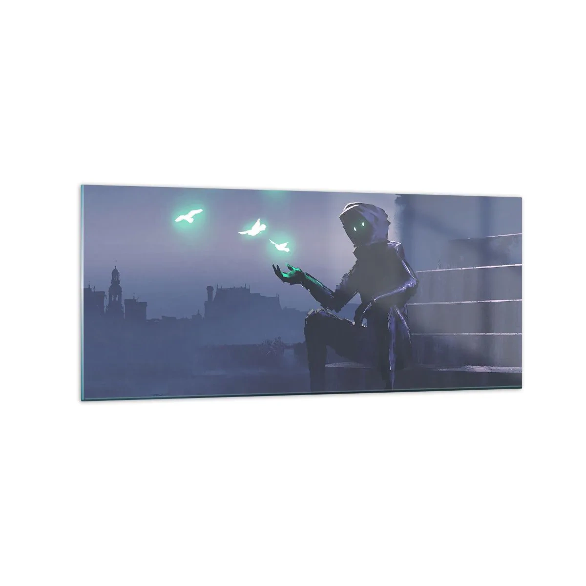 Quadro em vidro - A vida vai voltar - 120x50 cm