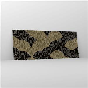 Quadro em vidro - Unidade na multiplicidade - 100x40 cm