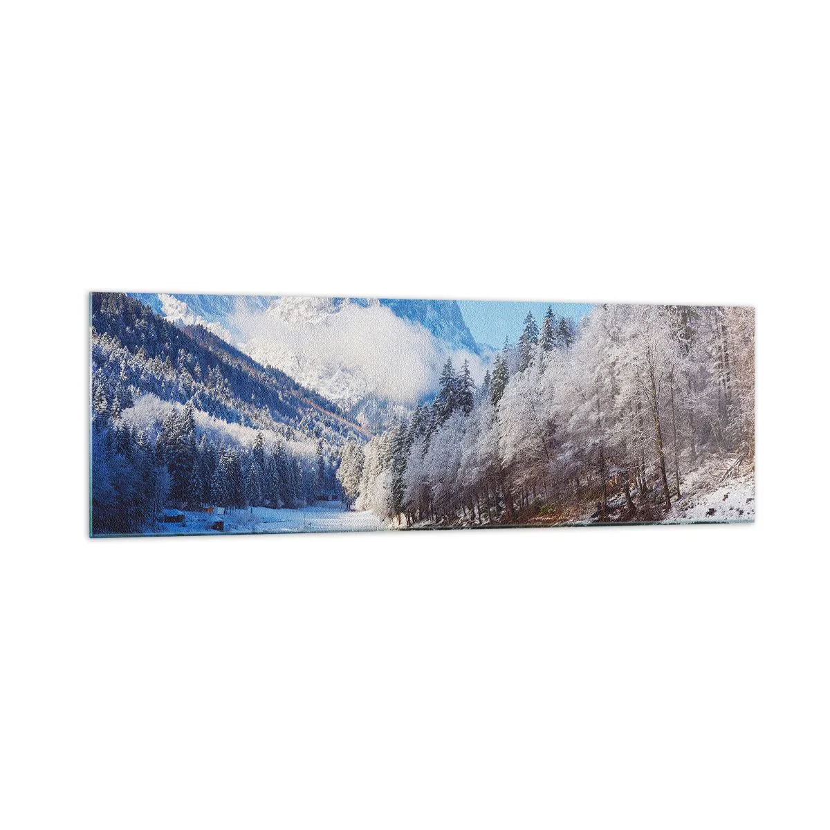 Quadro em vidro - Guarda de neve - 160x50 cm