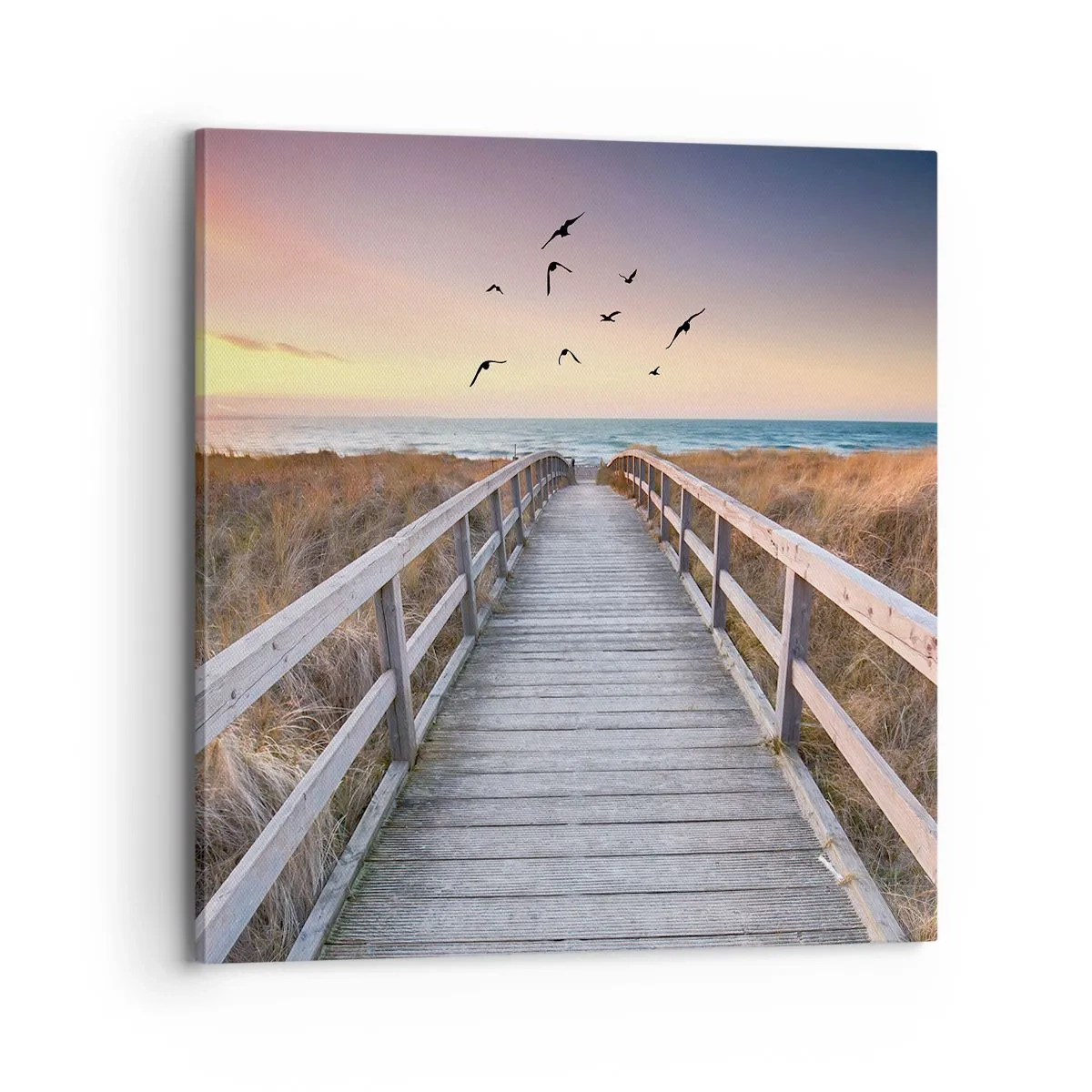 Quadro em tela - O espaço das alturas - 70x70 cm