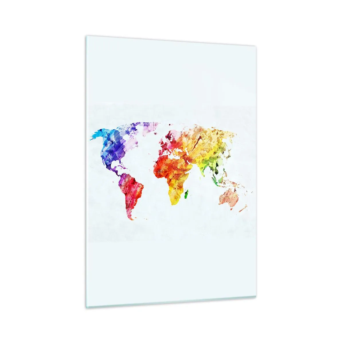 Quadro em vidro - Todas as cores do mundo - 50x70 cm