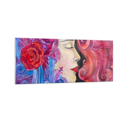 Quadro em vidro - Secessão ainda viva - 100x40 cm