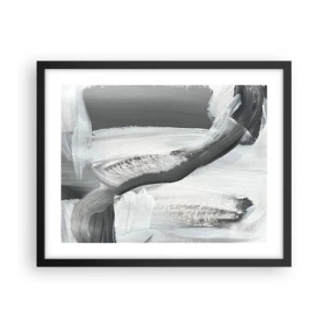 Pôster com moldura preta - Um movimento decisivo - 50x40 cm