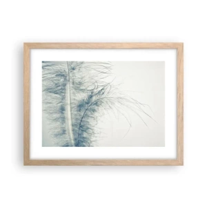 Pôster com moldura de carvalho claro - O sussurro da natureza - 40x30 cm