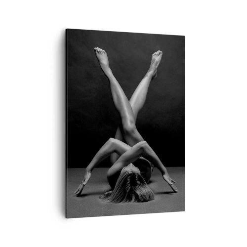 Quadro em tela - Geometria da nudez - 50x70 cm