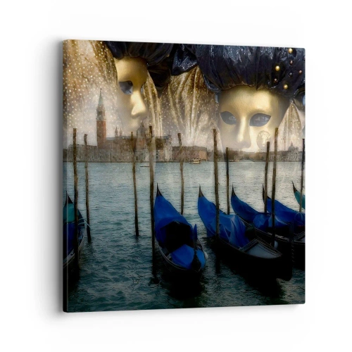 Quadro em tela - Hora do Carnaval - 40x40 cm