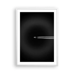 Pôster em moldura branca - Em outra dimensão - 50x70 cm