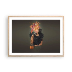 Pôster com moldura de carvalho claro - O feitiço da bruxa - 70x50 cm