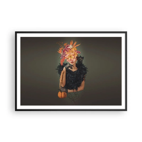 Pôster com moldura preta - O feitiço da bruxa - 100x70 cm