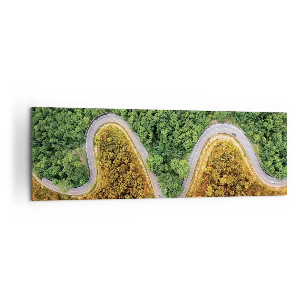 Quadro em tela - Fronteiras e descobertas - 160x50 cm