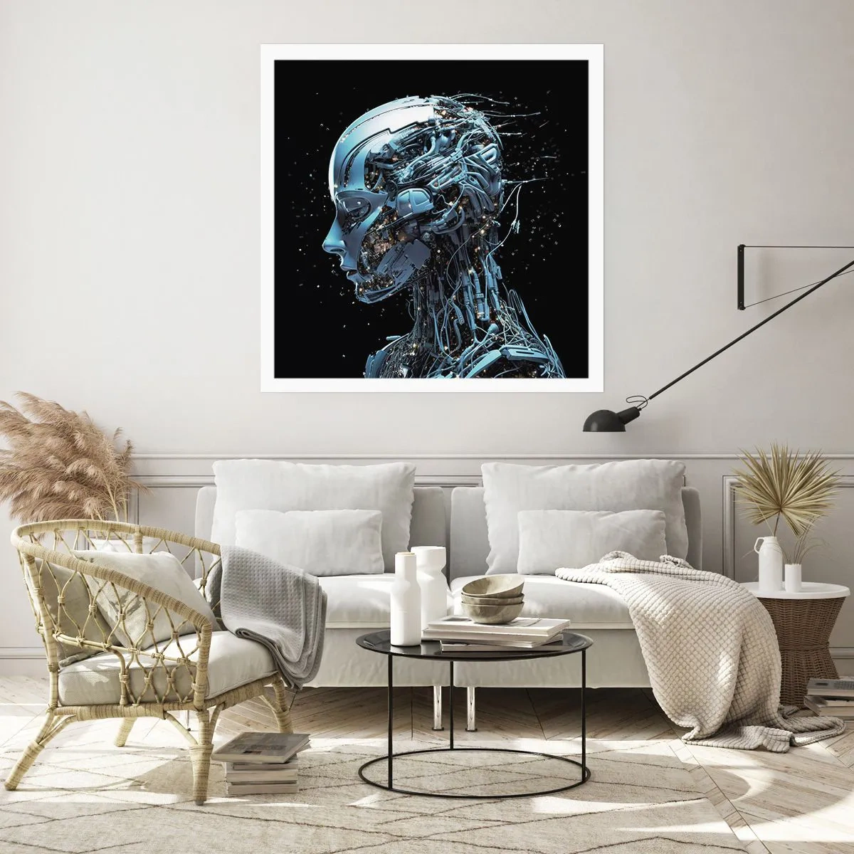 Pôster - A tecnologia é uma mulher - 60x60 cm