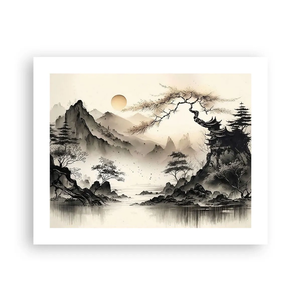 Pôster - O charme único do Oriente - 50x40 cm