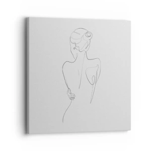Quadro em tela - Música corporal - 30x30 cm